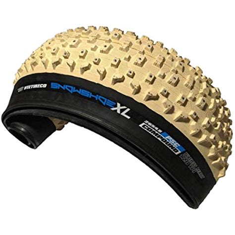 Vee Tire Snowshoe XL W Stud 26 X 4 8 FatBike Tire Pure Silica Beige