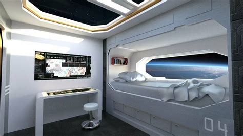 Pin On Композиция Futuristic Bedroom Spaceship Interior Futuristic