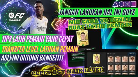 CARA MENINGKATKAN OVR PEMAIN FC MOBILE YANG BENAR CARA TRANSFER