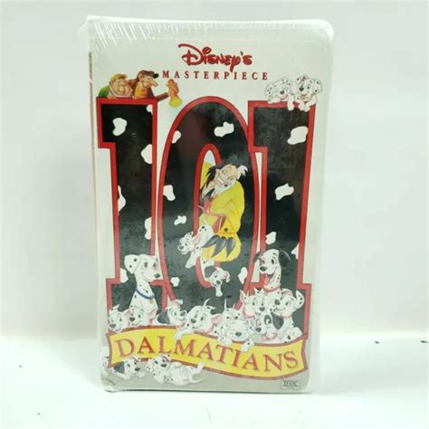 101 DALMATIANS DISNEY Masterpiece Collection VHS Tape Factory Sealed