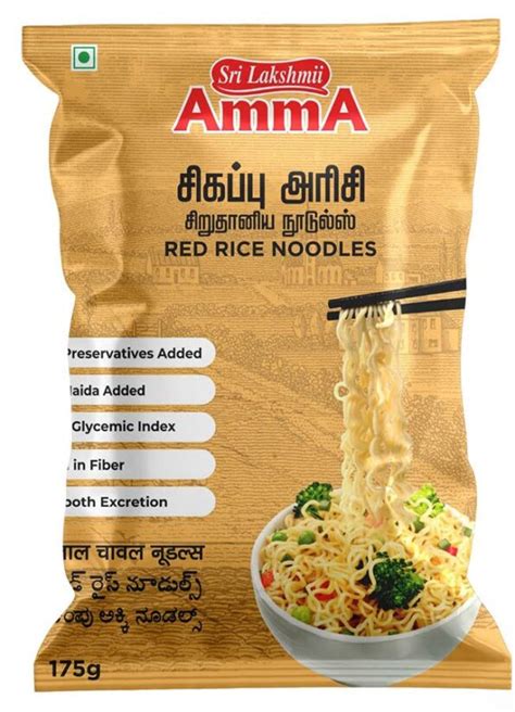 Amma Red Rice Millet Noodles G Export Pack Best Indian Grocery