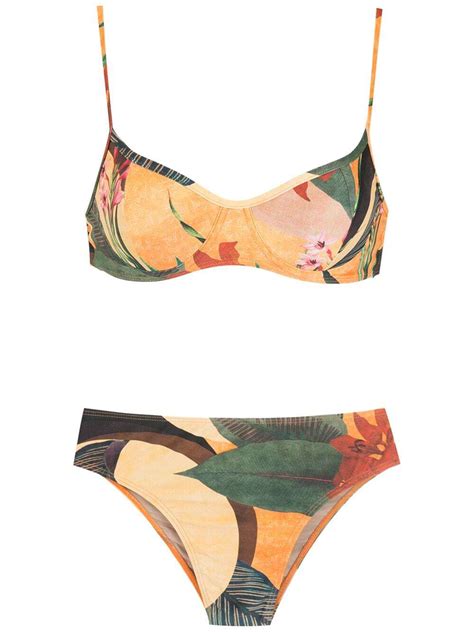 LYGIA NANNY Lilica Floral Print Bikini Multicolour Editorialist