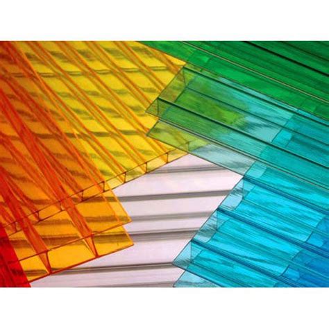 Film Coated Water Proof Tamper Proof Colored Polycarbonate Sheet