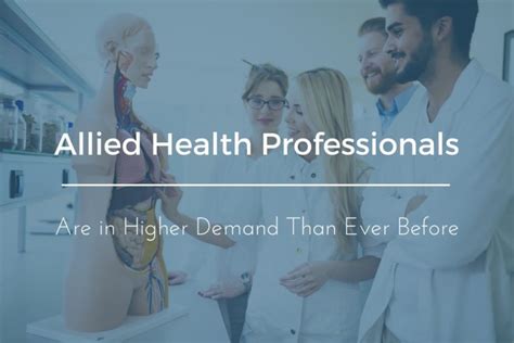 The Growing Importance Of Allied Health Professionals