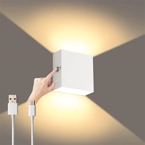 Lightess Led Wandleuchten Innen Batteriebetrieben Dimmbare