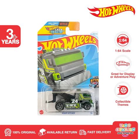 Hot Wheels Heavy Hitcher Green Lot P N 2024 Shopee Malaysia