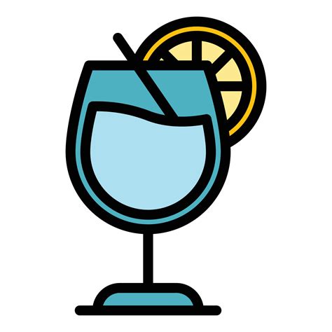 Bourbon cocktail icon color outline vector 15067779 Vector Art at Vecteezy