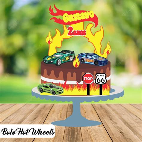 Topo De Bolo Hot Wheels Elo7 Produtos Especiais