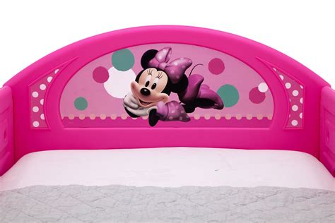 Disney Minnie Mouse Plastic Sleep And Play Toddler Bed By Delta