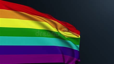 Lgbt Flag Gay Freedom Rainbow Symbol Pride Month Stock Video Video Of Gender Flag