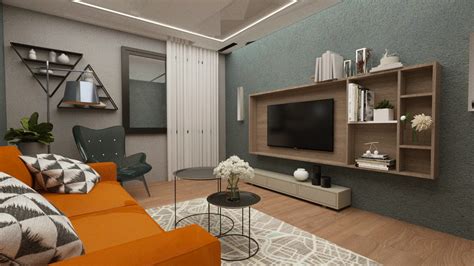 Complementary Colored Living Room :: Behance