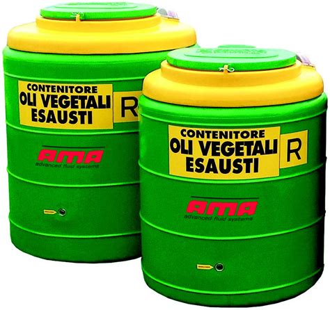 ECO Oil Contenitori Per Raccolta Olio Esausto AMA Advanced Fluid