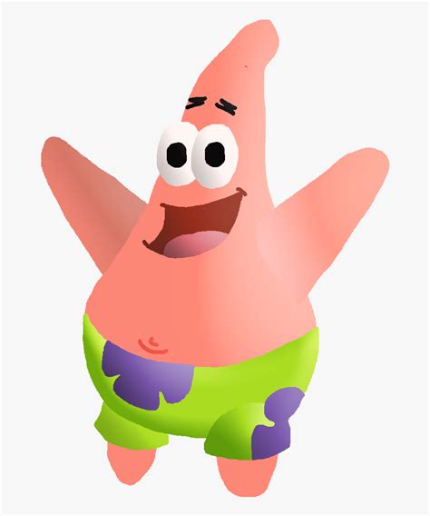 Patrick Star By Lumoshi Patrick Starfish Png Free Transparent