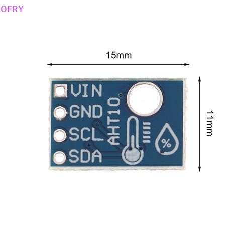 Of Aht10 โมดูลเซนเซอร์วัดอุณหภูมิ และความชื้นดิจิทัล Iic I2c 1 8 3 6v แบบเปลี่ยน Dht11 Sht20