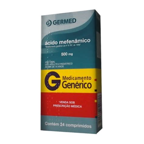 Ácido Mefenâmico Corta A Menstruação Em Quanto Tempo - ÁCIDO MEFENÂMICO 500MG C/24 COMPRIMIDOS GERMED - GERMED FARMACEUTICA