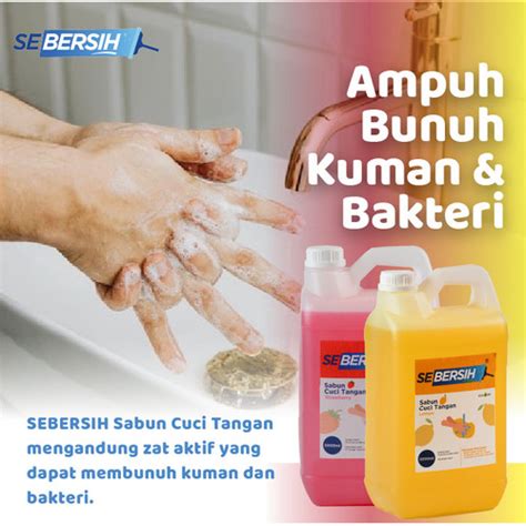 Jual Gojek Grab Sabun Cuci Tangan 5L Handsoap 5 Liter Sebersih