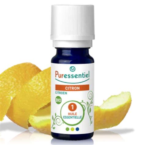 Puressentiel Huile Essentielle Citron Bio 10ml Maroc Parachezvous Ma