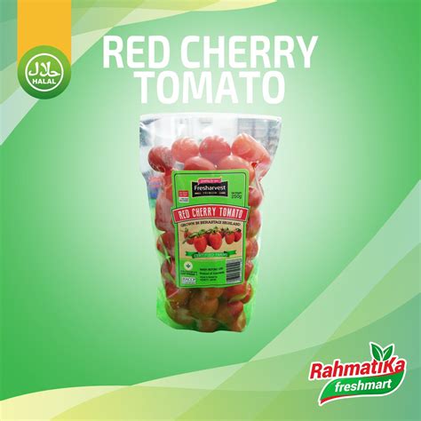 Jual Tomat Cerry Merah Red Cherry Tomato 250 Gram Buah Sayur Segar