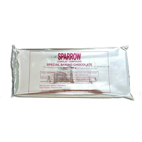 Jual COKLAT BATANG SPARROW 500 GRAM SPARROW COKELAT COMPOUND