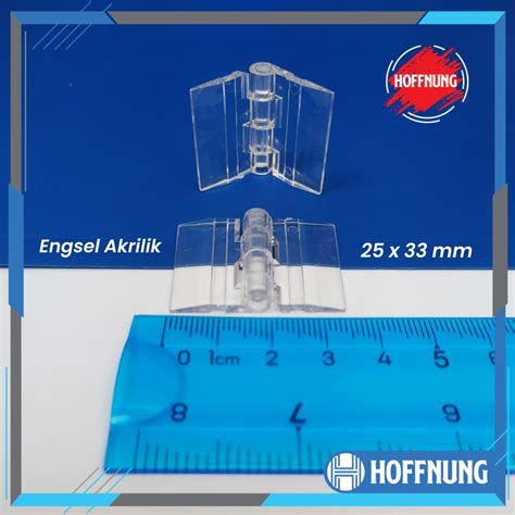 Jual Engsel Akrilik X Mm Transparan Engsel Acrylic X Mm Hinge