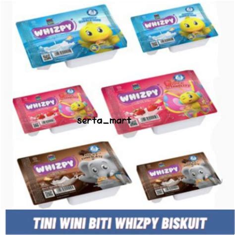 Jual Tini Wini Biti Whizpy Biskuit Krekers Colek Cream Gr Bubble Gum