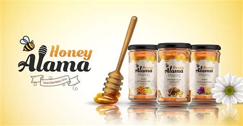 ِalama Honey Packaging Branding On Behance