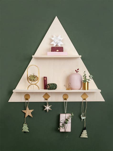 DIY Árbol de Navidad con estantería triangular HANDBOX