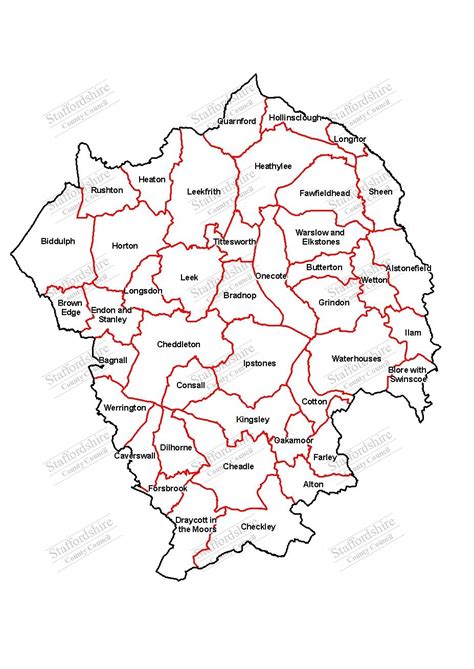 Maps Staffordshire Parish Councils Association