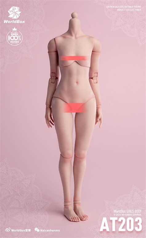 New Product Worldbox At203 1 6 Scale Female Figure Body 2 Skin Tones