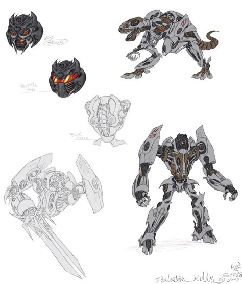 Unfinished Movie Grimlock Concept By Owl Robot On Deviantart