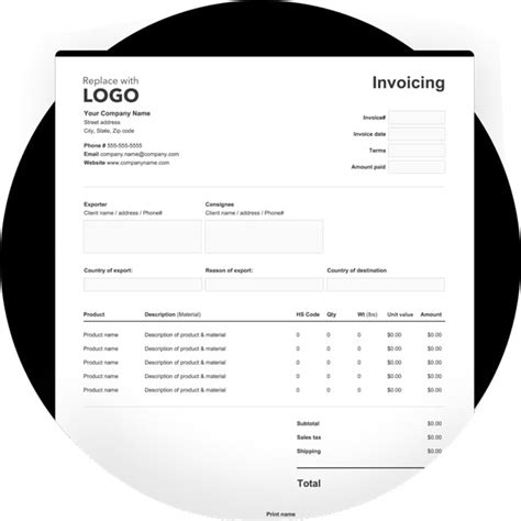 Professional Quickbooks Invoice Templates Fitygolf