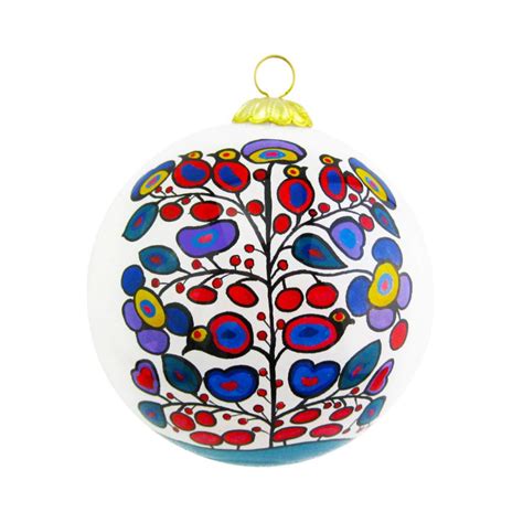 Norval Morrisseau Glass Ornaments Woodland Canadian Museum Of