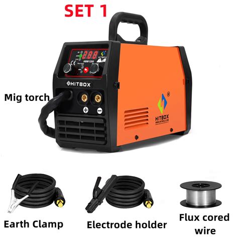 Hitbox Mig Welding Set In Hbm Gasless Mig Mma Inverter Lift