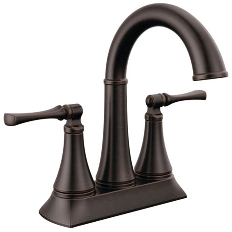 Delta Archdale Venetian Bronze 2 Handle 4 In Centerset Watersense High Arc Bathroom Sink Faucet