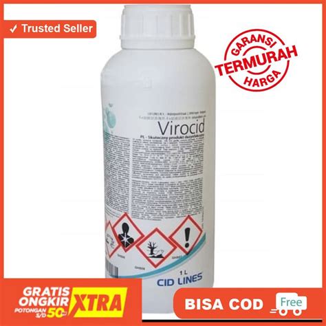 Jual VIROCID DISINFECTANT 50 Mili BASMI VIRUS CORONA BAKTERI SEJENIS