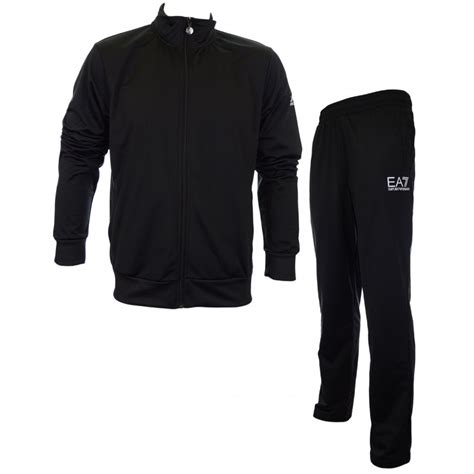 Emporio Armani Ea7 Train Core Polyester Black Tracksuit Clothing From N22 Menswear Uk