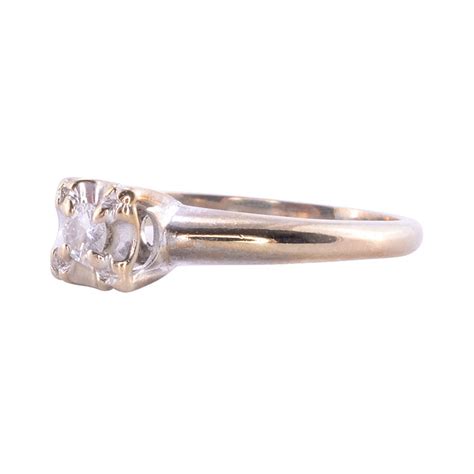 Vs1 Solitaire Diamond Engagement Ring Solvang Antiques