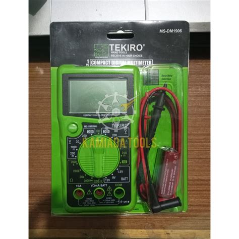 Jual Compact Digital Multimeter Multi Tester Tekiro Compact Dm