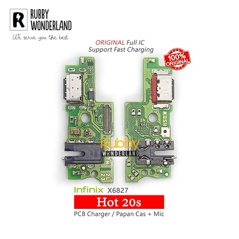 Jual Papan Charger PCB Board Konektor Charger Cas Mic Infinix Hot S