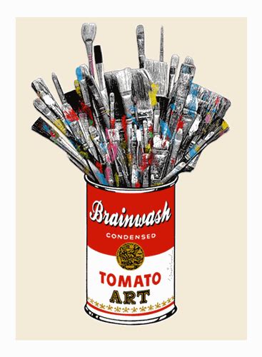 Tomato Pop Off White By Mr Brainwash Editioned Artwork Art Collectorz