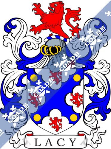 Lacy Family Crest, Coat of Arms and Name History