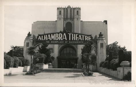 Alhambra Theatre Sacramento, CA Postcard