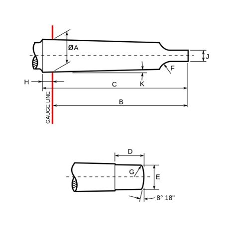 Morse Tapers Identifying The Morse Taper Size Of Your Lathe Zz