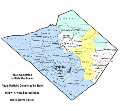 1860 Berks County Map