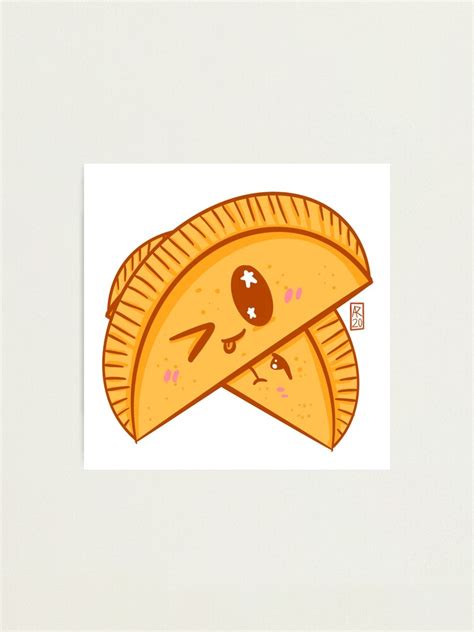 Cute Empanada Kawaii Food Photographic Print For Sale By