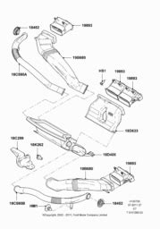 Heater Blower Air Vents Ducts Ford Transit Connect Tc