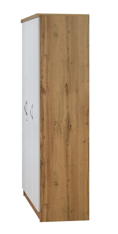 DeckUp Plank Uniti 3 Door Engineered Wood Wardrobe Wotan