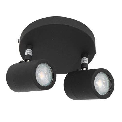 Moderne Metalen Zwarte Spot Mexlite Upround Led Directlampen Nl