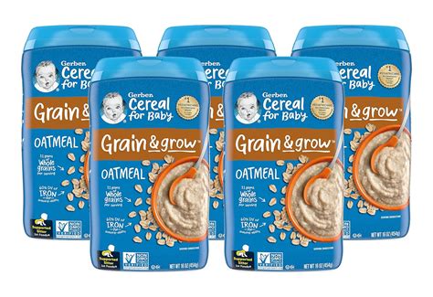 Amazon Gerber Single Grain Oatmeal Cereal Oz Pack Of Baby