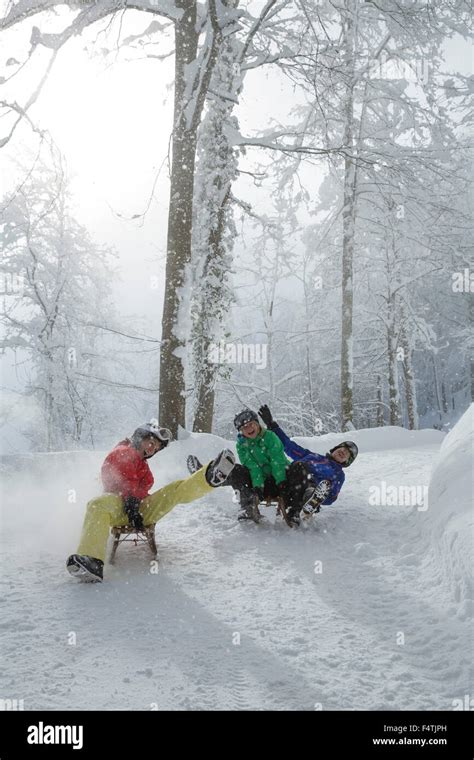 Toboggan Hi Res Stock Photography And Images Alamy